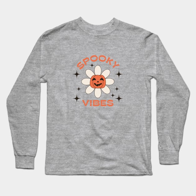 Pumpkin flower Long Sleeve T-Shirt by subkontr